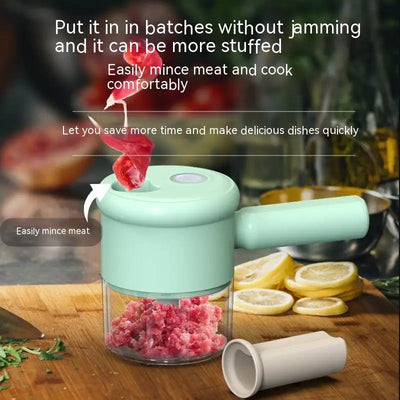 2 In 1 Multi - Functional Electric Handheld Vegetable Cutter Food Chopper - KDHomeTrendz